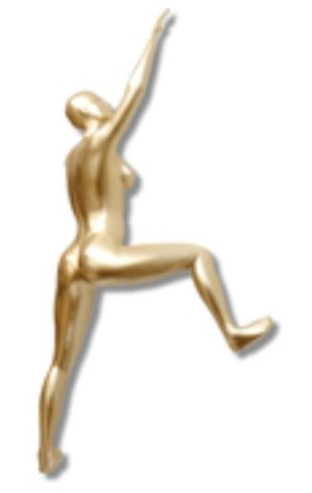 Classy Living Off the Wall Woman in Gold Wall Art-0