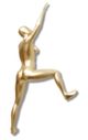 Classy Living Off the Wall Woman in Gold Wall Art-0
