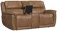 Flexsteel® Beau Silt Tan Power Reclining Loveseat with Console and Power Headrests-4