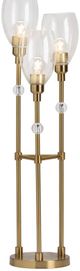 Crestview Collection Whitlock Brushed Triple Light Table Lamp-1