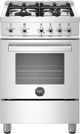 Bertazzoni Professional Series 24" Stainless Steel Pro-Style Gas Range-0