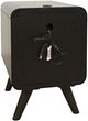 Jofran Inc. Marlowe Black Power Chairside Table-4