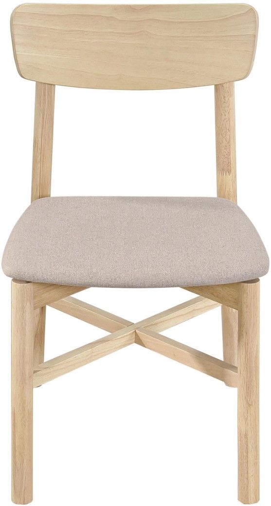 Coaster® Parkridge Tan/White Washed Dining Side Chair-1