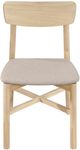 Coaster® Parkridge Tan/White Washed Dining Side Chair-1