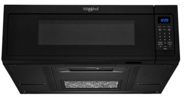 Whirlpool® 1.1 Cu. Ft. Black Low Profile Over The Range Microwave-5