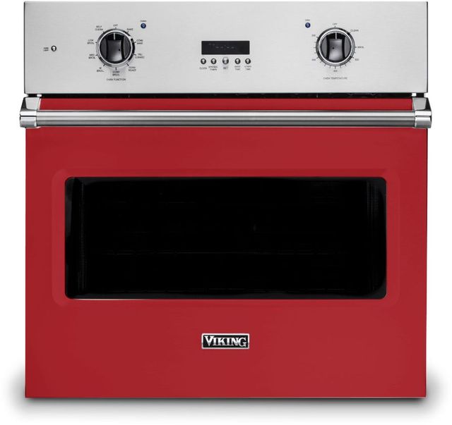 Viking® Professional 5 Series 30" San Marzano Red Built In Single Electric Select Wall Oven-0