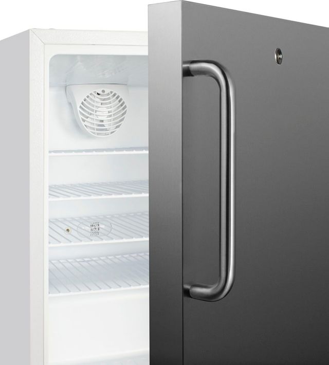 Summit® Commercial 3.3 Cu. Ft. Stainless Steel Commercial Refrigerator -4