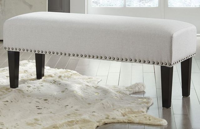 Signature Design by Ashley® Beauland Ivory Accent Bench-1