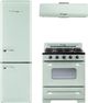 Unique® Appliances Classic Retro 30" Summer Mint Green Wall Mounted Range Hood-5