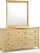 Night & Day Furniture™ Secrets Natural Dresser Mirror-1