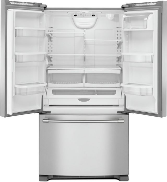 Maytag® 33 in. 22.1 Cu. Ft. FingerPrint Resistant Stainless Steel French Door Refrigerator-1