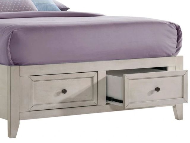 Intercon San Mateo Rustic White Youth Full Storage Panel Bed-2