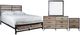 New Classic® Home Furnishings Elk River 4-Piece Rustic California King Panel Bedroom Set-0