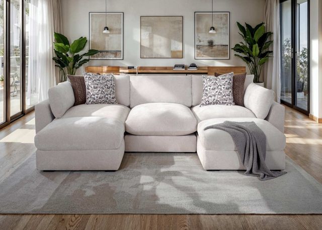 Franklin™ Pollock Linwood Linen Ottoman-1