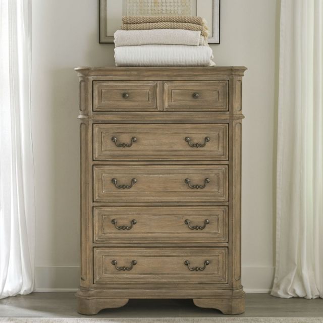 Liberty Furniture Magnolia Manor Weathered Bisque Chest-1