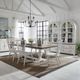 Liberty Furniture River Place 7-Piece Riverstone White/Tobacco Trestle Dining Set-1