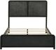 Coaster® Cavelle Black Youth Full Upholstered Panel Bed-4