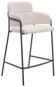 Zuo® Modern Marcel 2-Piece Black/Cream Counter Stool Set-0