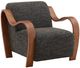 Dovetail Furniture Amabel Paris Cerulean/Brown Occasional Chair-0