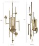 A & B Home Gold Wall Sconces-4