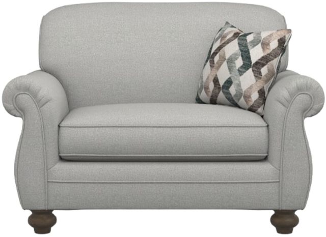 Flexsteel® Winston Silver Glacier Chair and a Half-1