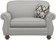 Flexsteel® Winston Silver Glacier Chair and a Half-1