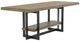 Intercon Eden Rustic Dune Counter Dining Table with Black Base-0