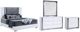 Global Furniture USA Ylime 4-Piece Smooth White King Panel Bedroom Set-0