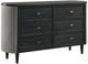 New Classic® Home Furnishings Skyline 4-Piece Onyx Queen Panel Bedroom Set-3