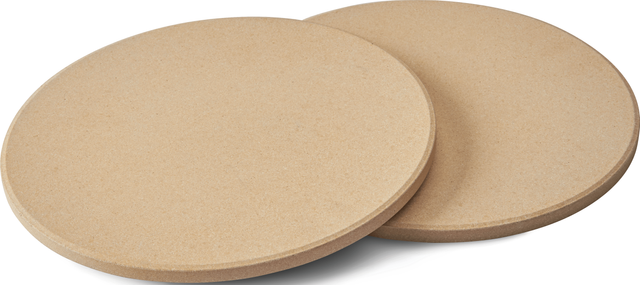 Napoleon 10" 2 Piece Set Personal Sized Pizza/Baking Stone Set