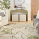 Nourison Home™ Astra Machine Washable Beige Green 5'x7'  Area Rug-2