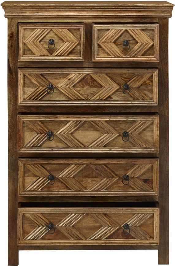 Jaipur Furniture Mason Burnt Tan Chest-1