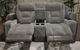 Signature Design by Ashley® Mixed Motion Shadow Power Reclining Loveseat-1