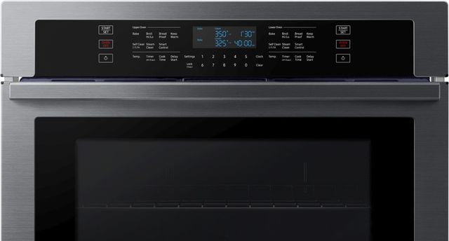 Samsung 30" Fingerprint Resistant Black Stainless Steel Electric Built In Double Oven-3