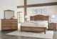 Vaughan-Bassett Cool Farmhouse Natural Queen Sleigh Storage Bed-1