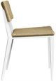 Uttermost® Calbas Honey/White Aluminum/Wicker Outdoor Dining Chair-4