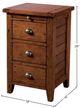 LH Home Irish Coast 3-Drawer Nightstand -1