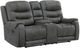 Homelegance® Oberon Dark Gray Double Manual Reclining Loveseat with Center Console-0
