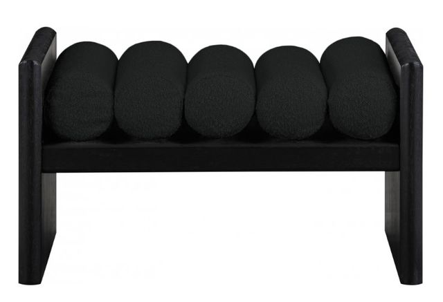 Meridian Furniture Waverly Black 32" Upholstered Bench-1