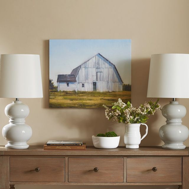 Olliix by Madison Park Old White Barn Multi Gel Coat Canvas-0