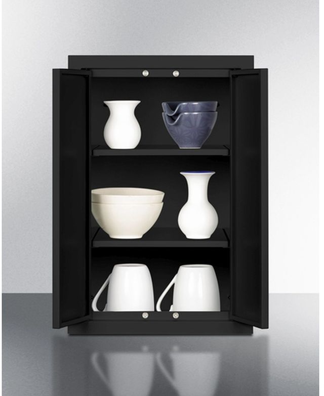 Summit 12" Jet Black Wall Cabinet-5