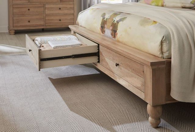 aspenhome® Cambridge Modern Khaki Eastern King Sleigh Storage Bed-3