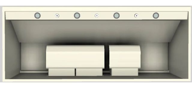 Vent-A-Hood® 60" Biscuit Wall Mounted Range Hood-3