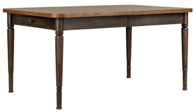 Legacy Classic Lake House Dried Tobacco/Pinecone Leg Table-0
