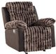 Global Furniture USA U6028 Brown Manual Glider Recliner-0