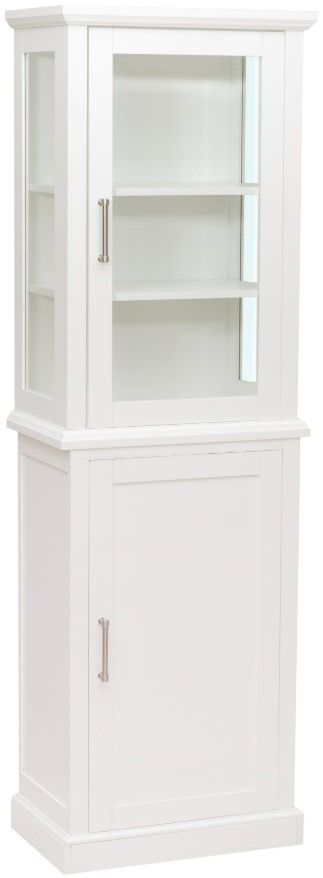 Linon Scarsdale White Tall Cabinet-0