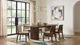 Coaster® Decker 7-Piece Cream/Walnut Rectangular Dining Table Set-1