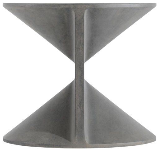 Bernhardt Sintra Bernhardt Exteriors Iron Gray Concrete Outdoor Side Table-3