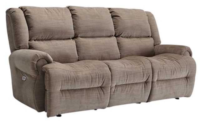 Best® Home Furnishings Customizable Field & Stream Home Genet Power Reclining Tilt Headrest Space Saver® Sofa-0