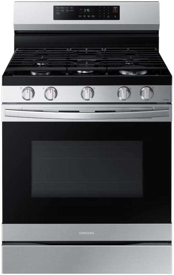 Samsung 30" Fingerprint Resistant Stainless Steel Freestanding Gas Range-0